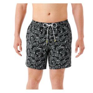 Bonobos Men's Swim Trunks-Black & Gray-Size Large-Pineapple Theme-NWT